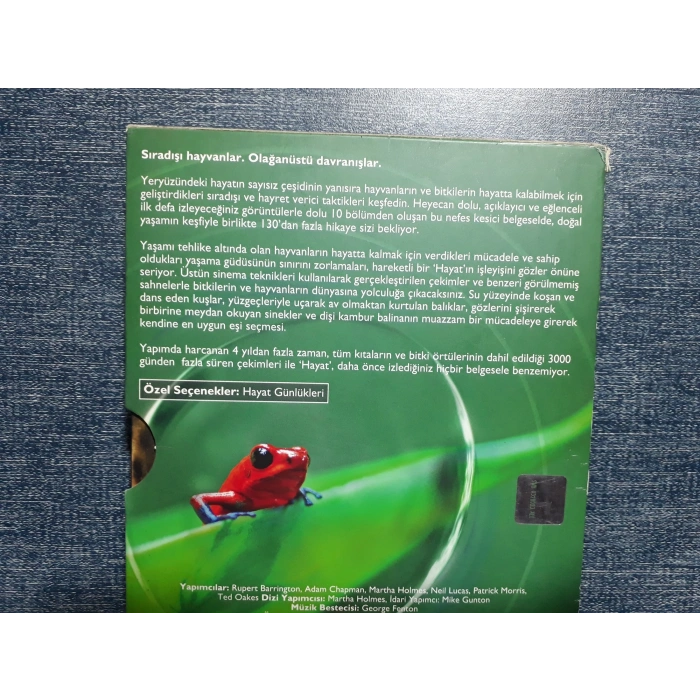 BBC EARTH LIFE DVD FİLM  ( 4 DISK )