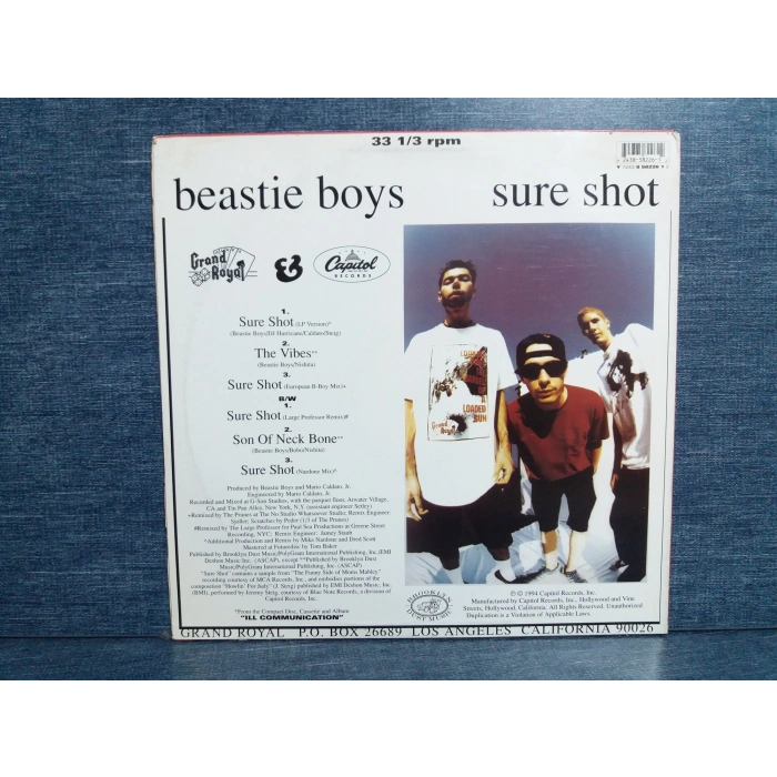BEASTIE BOYS SURE SHOT MAXI LP