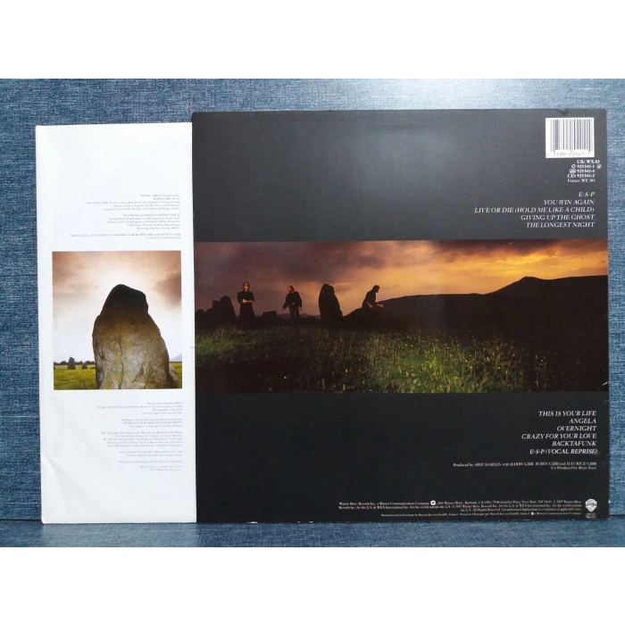 BEE GEES E.S.P YOU WIN AGAIN MUSIC LP