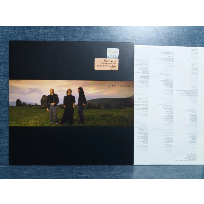 BEE GEES E.S.P YOU WIN AGAIN MUSIC LP