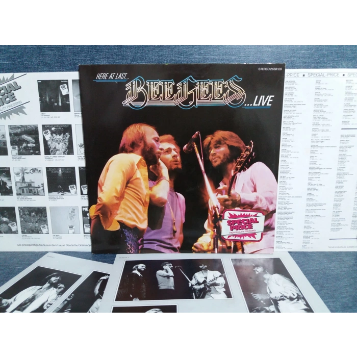 BEE GEES LIVE ALL TIME GREATEST 2 LP