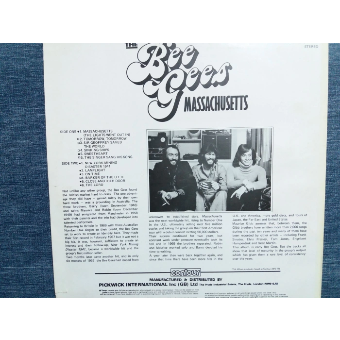 BEE GEES MASSACHUSETTS MUSIC LP