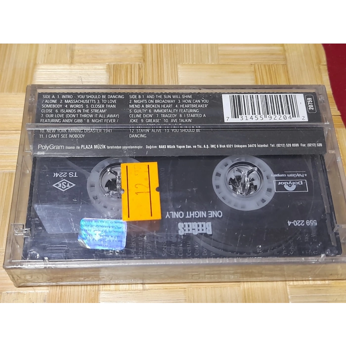 BEE GEES ONE NIGHT ONLY MÜZİK KASET