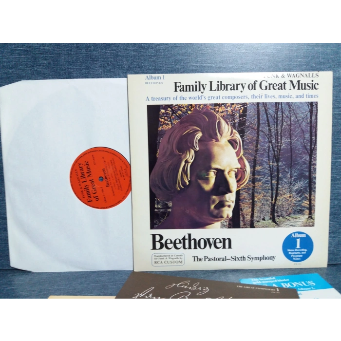 BEETHOVEN FAMILY LIBRARY OF GREAT MUSIC LP