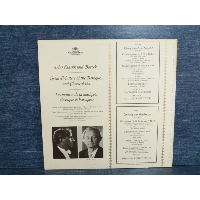 BEETHOVEN HANDEL GREAT MASTER BAROQUE