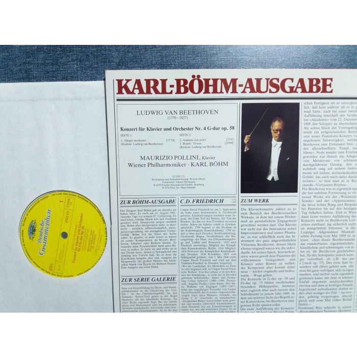 BEETHOVEN KLAVIER Nr.4 KARL BÖHM MUSIC LP