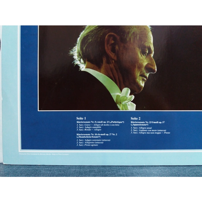 BEETHOVEN KLAVIERSONATE WILHELM KEMPFF MUSIC LP