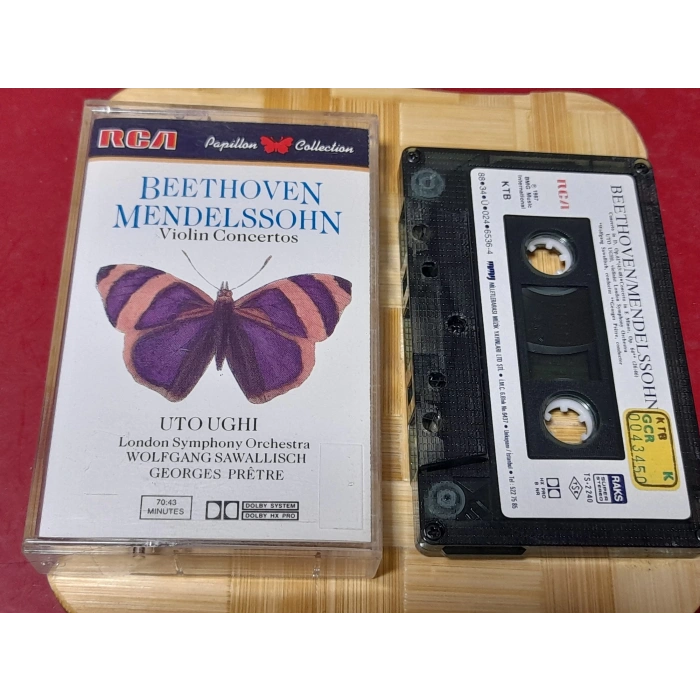 BEETHOVEN MENDELSSOHN VIOLIN CONCERTOS MÜZİK KASET