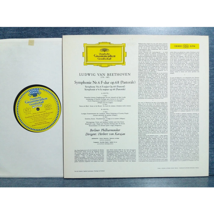 BEETHOVEN PASTORALE KARAJAN LP