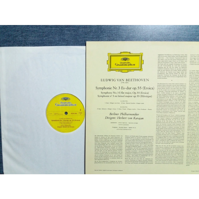 BEETHOVEN SYMPHONIE Nr.3 EROICA KARAJAN