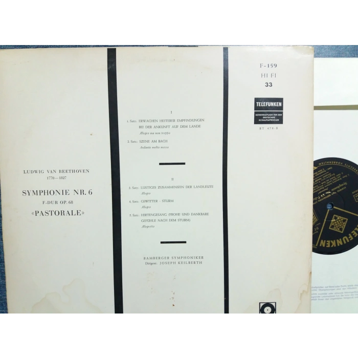BEETHOVEN SYMPHONIE Nr.6 PASTORALE LP