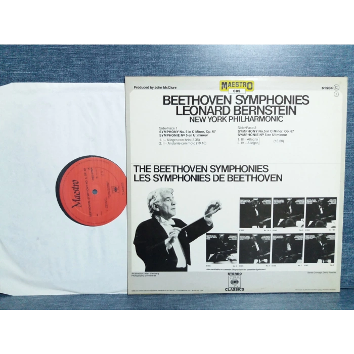 BEETHOVEN SYMPHONIES Nr.5 LEONARD BERNSTEIN