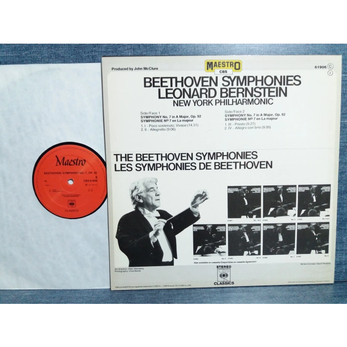 BEETHOVEN SYMPHONIES Nr.7 LEONARD BERNSTEIN