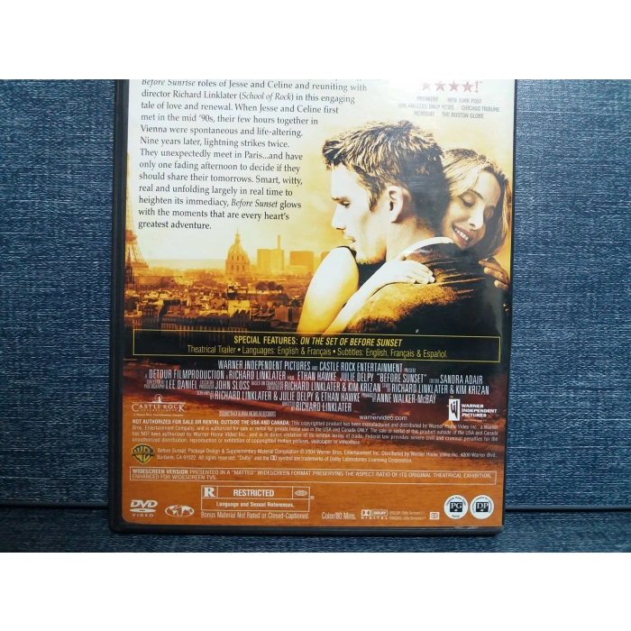 BEFORE SUNSET DVD FİLM (İNGİLİZCE)