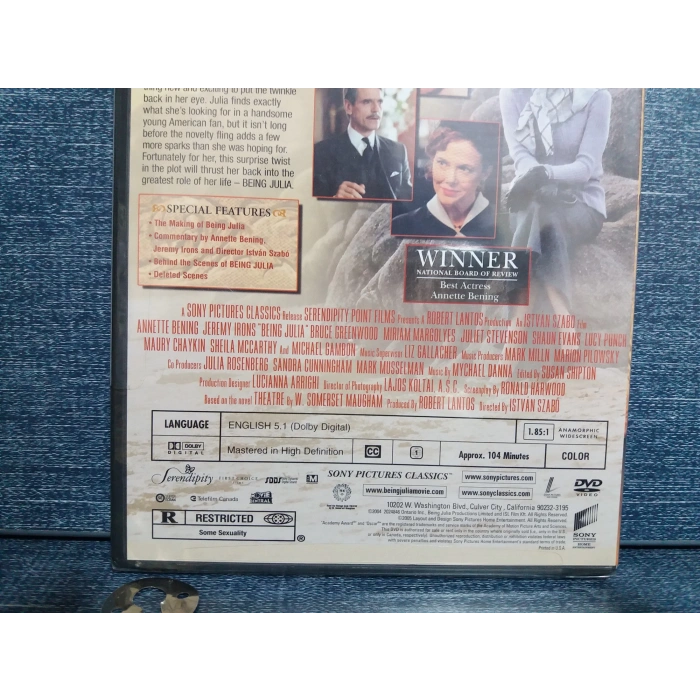 BEING JULIA DVD FİLM (İNGİLİZCE-SIFIR)