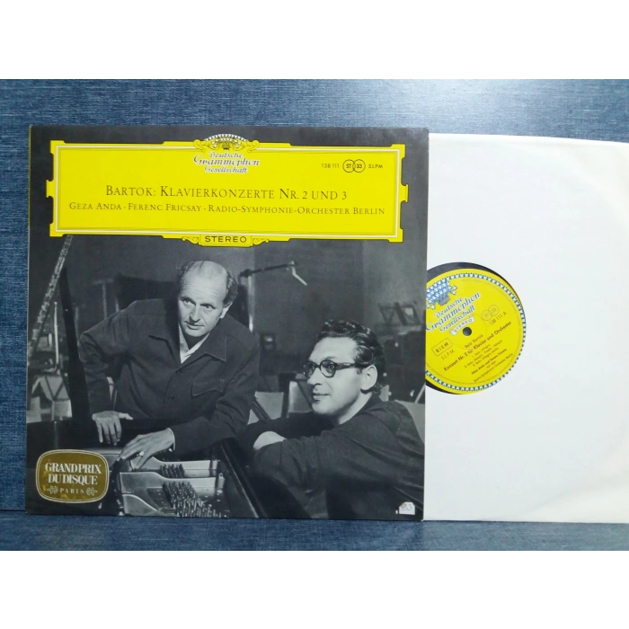BELLA BARTOK KLAVIERKONZERTE Nr.2-3 GEZA ANDA FRICSAY LP