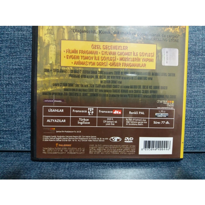 BELLEVILLE DE RANDEVU DVD FİLM