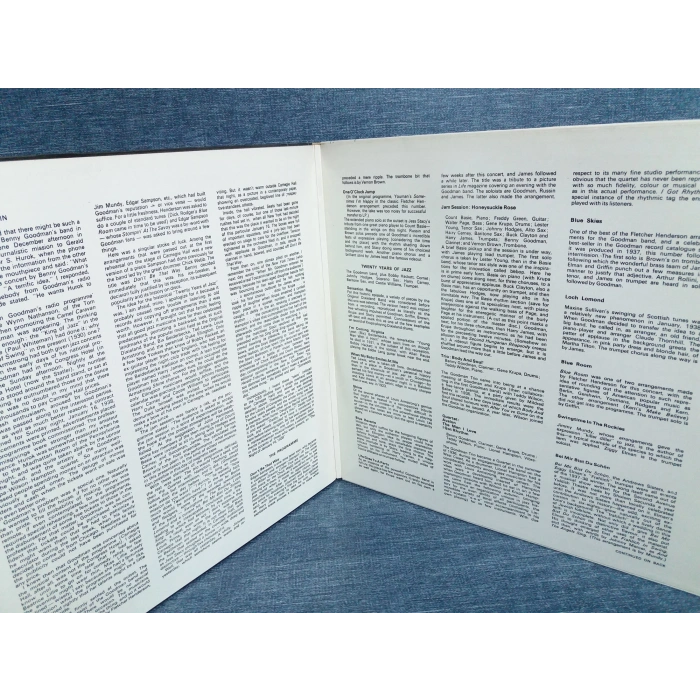 BENNY GOODMAN CARNEGIE HALL JAZZ CONCERT 2 LP