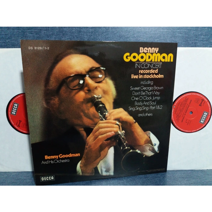 BENNY GOODMAN IN CONCERT MUSIC 2 LP