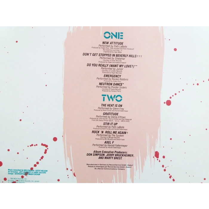 BEVERLY HILLS COP FILM SOUNDRACK MUSIC LP