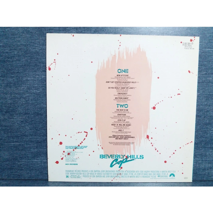 BEVERLY HILLS COP FILM SOUNDRACK MUSIC LP