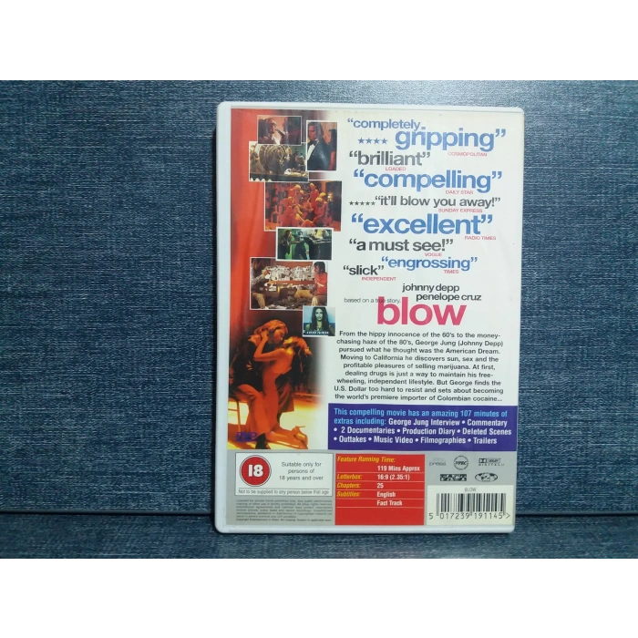 BEYAZ ŞEYTAN BLOW DVD FİLM (İNGİLİZCE)