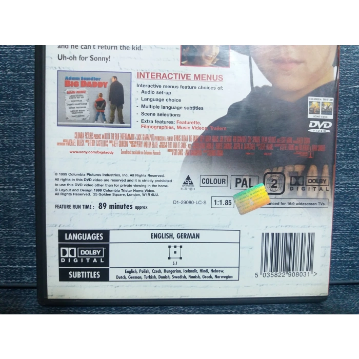 BIG DADDY DVD FİLM ( Tr Altyazı )