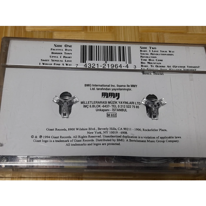 BIG MOUNTAIN UNITY MÜZİK KASET