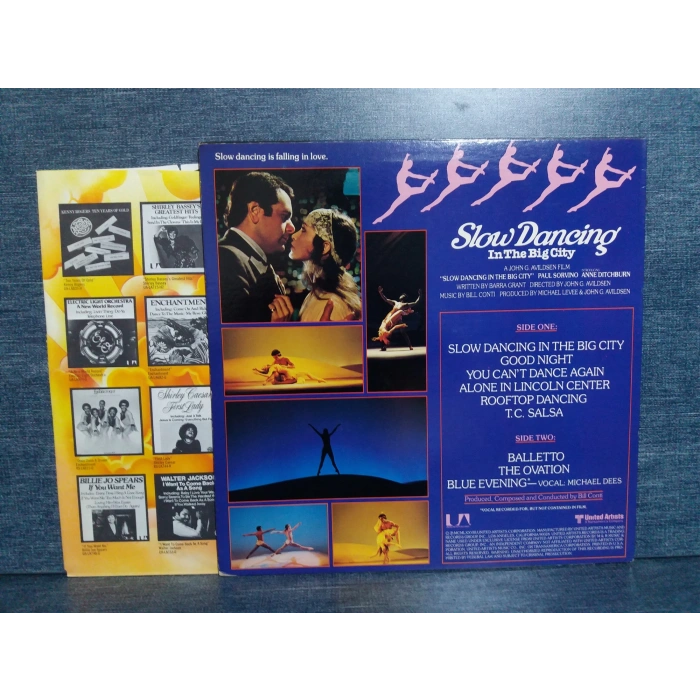 BILL CONTI SLOW DANCING IN THE BIG CITY MUSIC LP