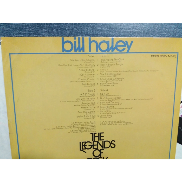 BILL HALEY THE LEGENDS OF ROCK MUSIC 2 LP