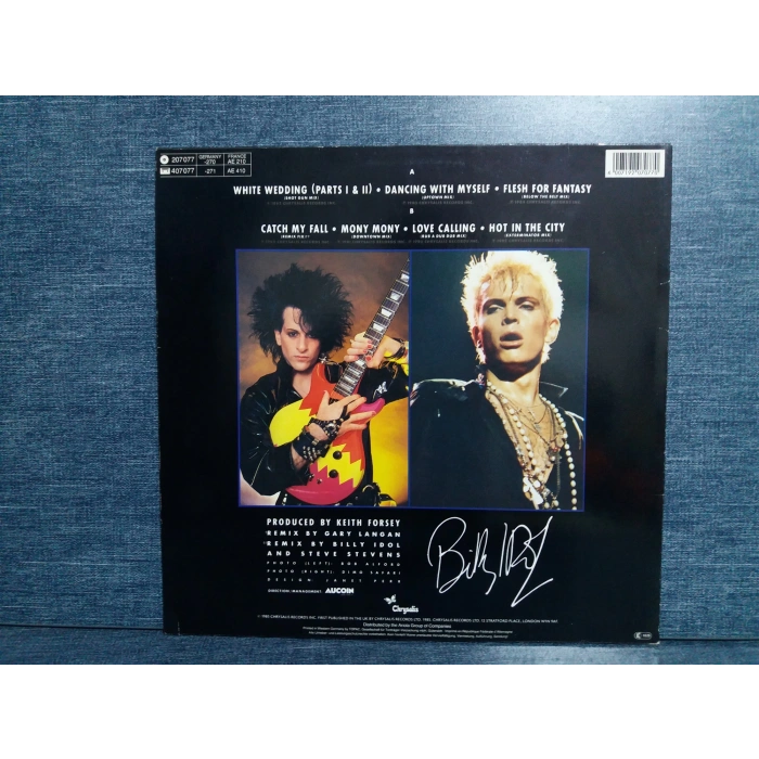 BILLY IDOL VITAL IDOL MUSIC LP