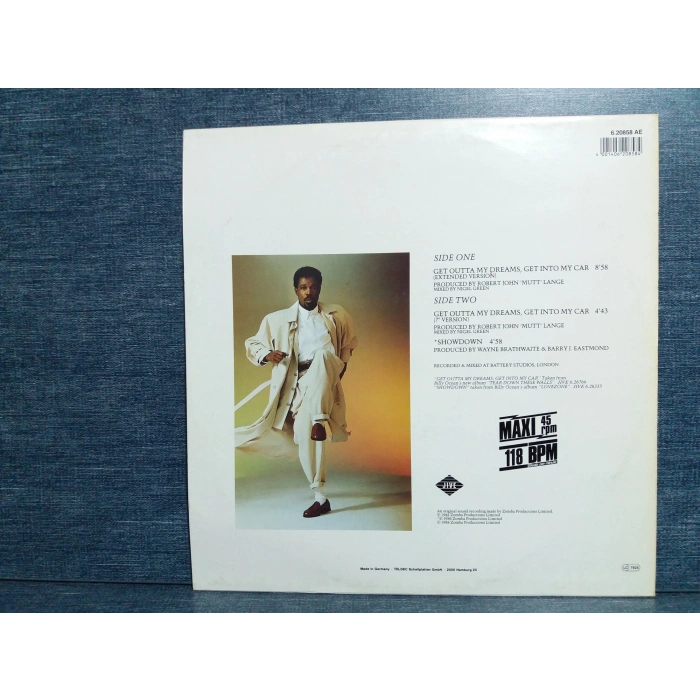 BILLY OCEAN GET OUTTA MY DREAMS  MAXI LP