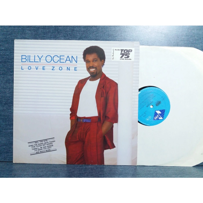 BILLY OCEAN LOVE ZONE MUSIC LP ALBUM
