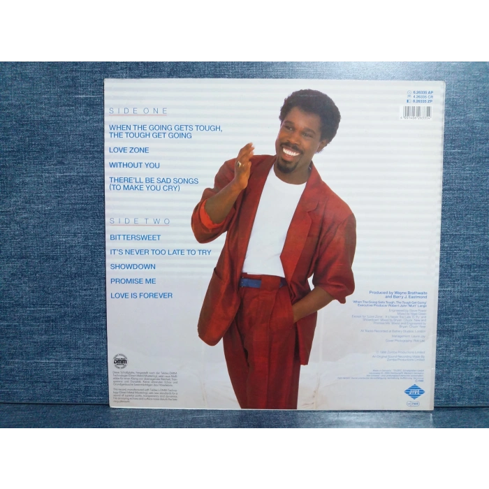 BILLY OCEAN LOVE ZONE MUSIC LP ALBUM