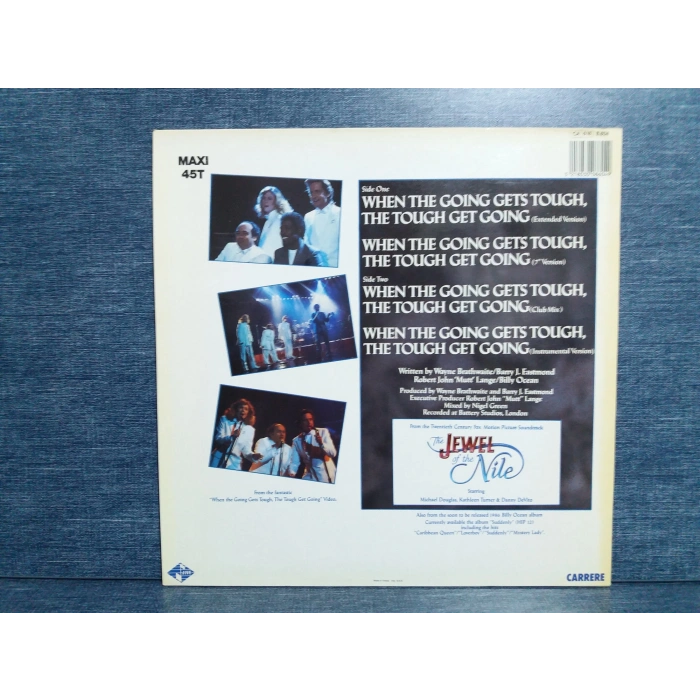 BILLY OCEAN WHEN THE GOING GETS TOUGH MAXI LP