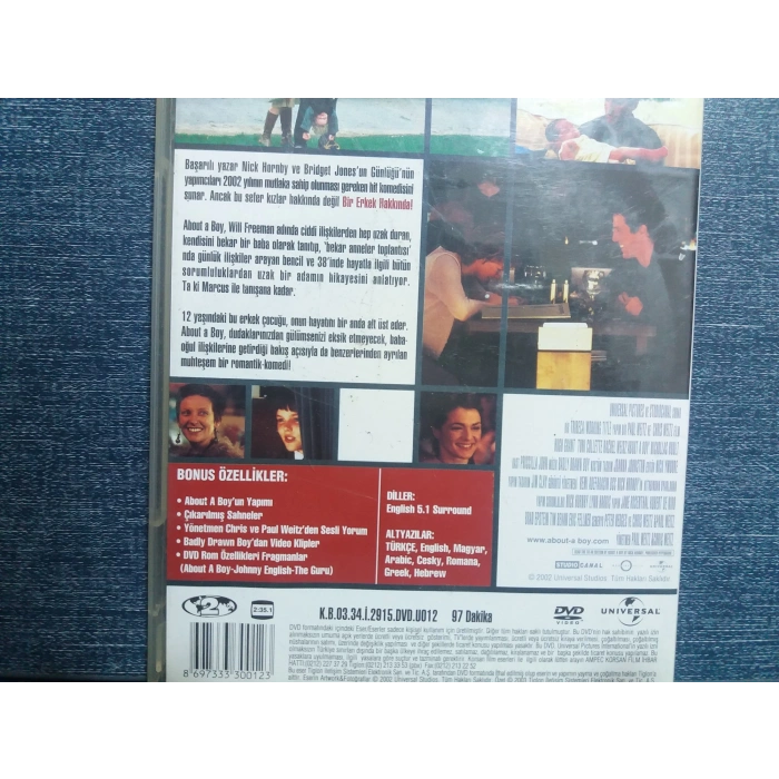 BİR ERKEK HAKKINDA DVD FİLM