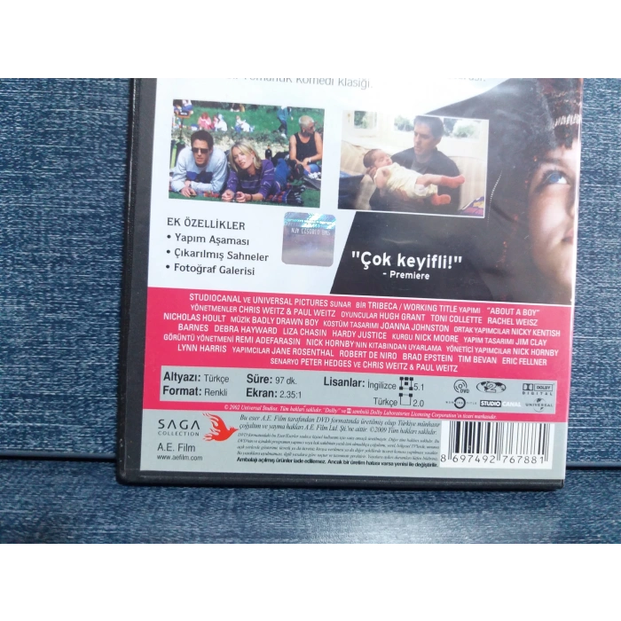 BİR ERKEK HAKKINDA DVD FİLM