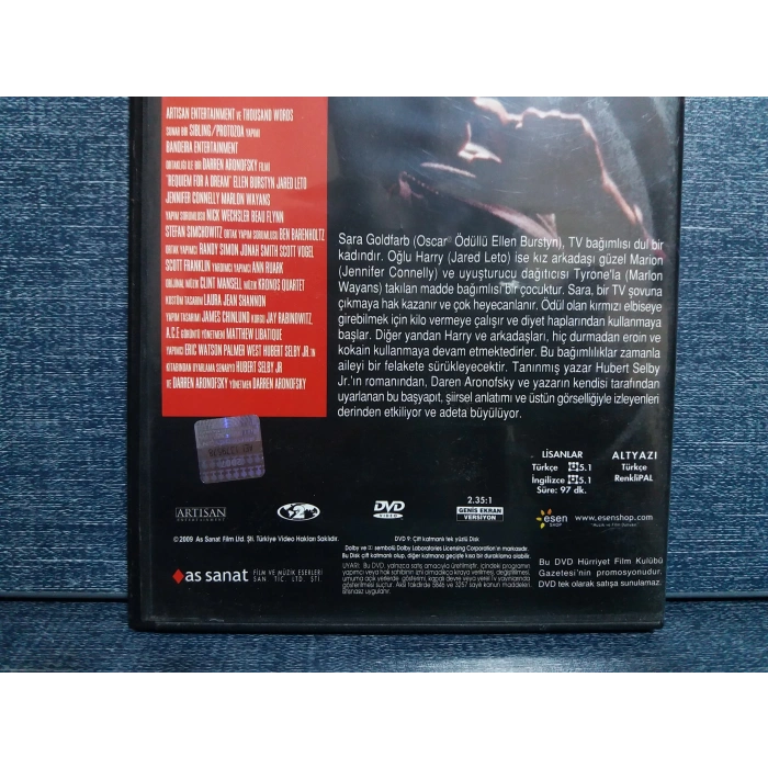 BİR RÜYA İÇİN AĞIT DVD FİLM