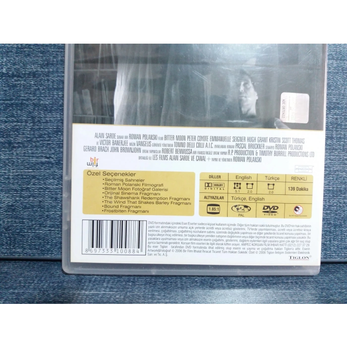 BITTER MOON ACI AY DVD FİLM