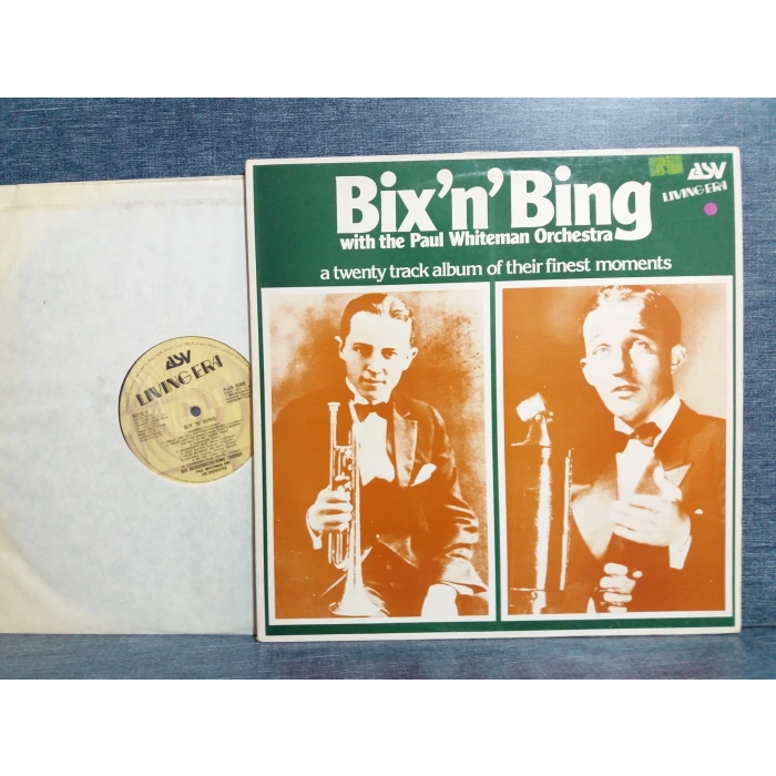 BIX BEIDERBECKE AND BING CROSBY MUSIC LP
