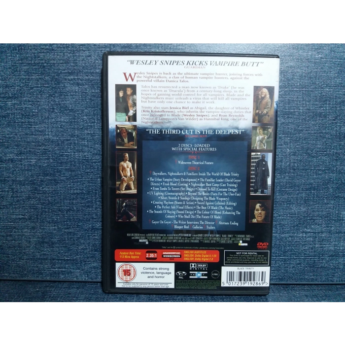 BLADE TRINITY DVD FİLM  (İngilizce - 2 Disk )