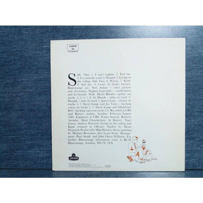 BLANCMANGE HAPPY FAMILIES MUSIC LP