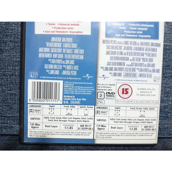 BLUES BROTHERS DVD FİLM (Tr Altyazı-2 DISK)