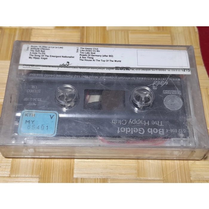 BOB GELDOF THE HAPPY CLUB  MÜZİK KASET