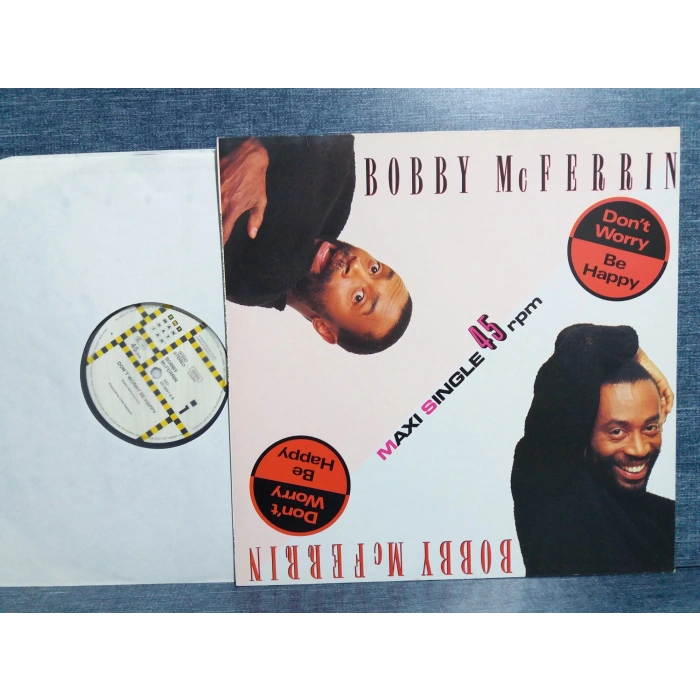 BOBBY McFERRIN DONT WORRY BE HAPPY MAXI LP