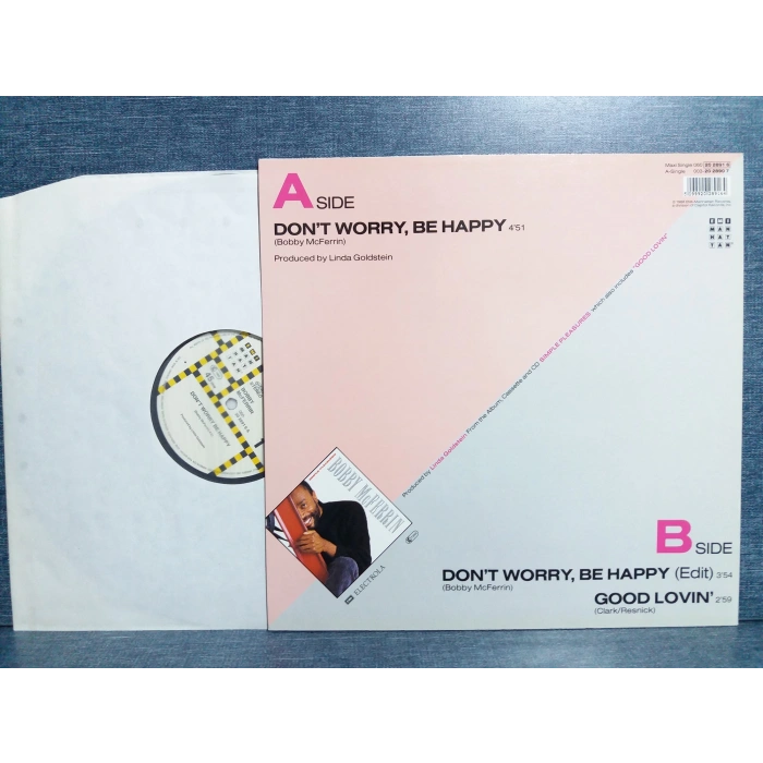 BOBBY McFERRIN DONT WORRY BE HAPPY MAXI LP