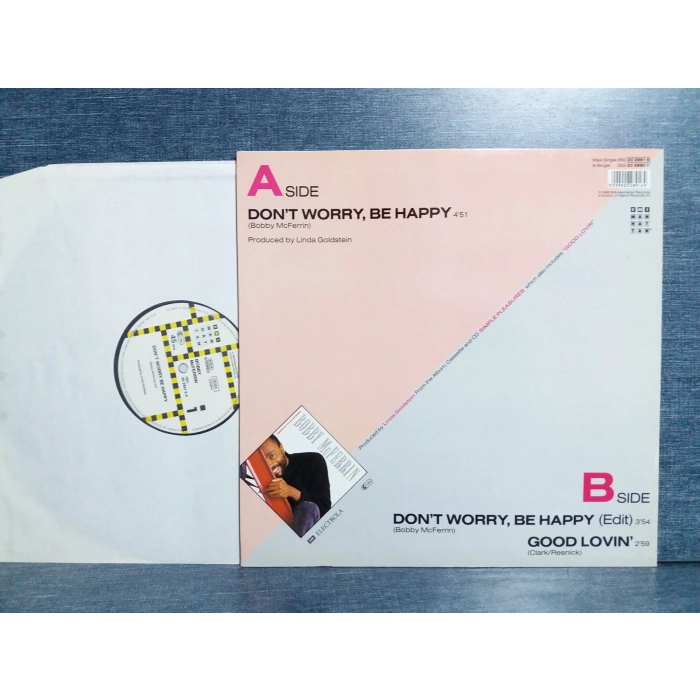 BOBBY McFERRIN DONT WORRY BE HAPPY  MAXI LP