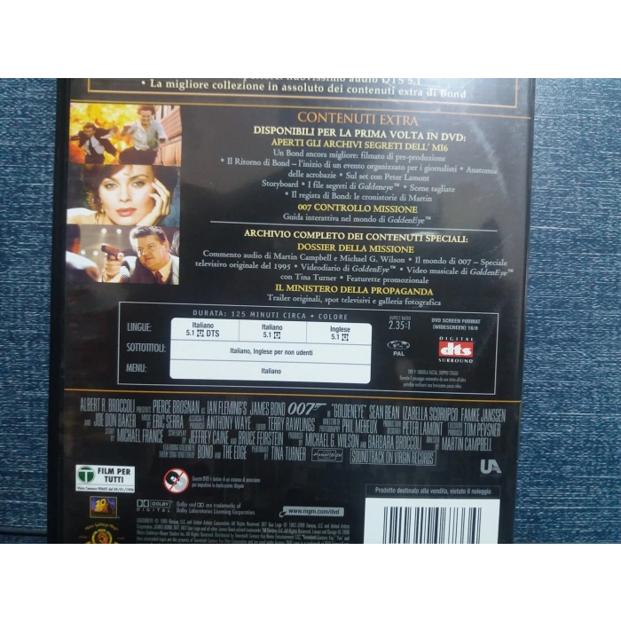 BOND 007 GOLDEN EYE DVD FİLM (İNGİLİZCE-2 DISK)