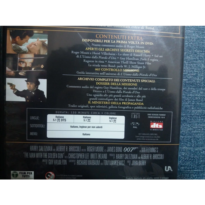 BOND 007 LUOMO DALLA DVD FİLM (İNGİLİZCE-2 DISK)