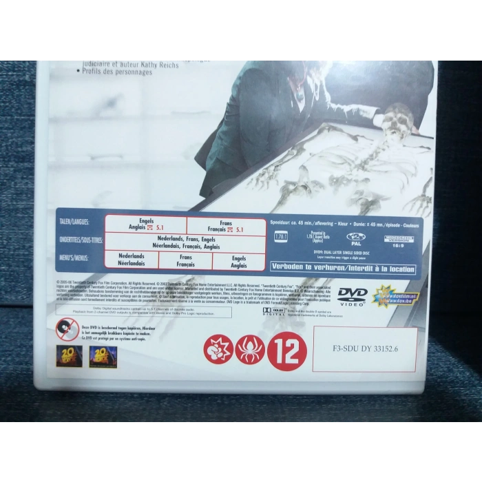 BONES SEASON ONE 6 DISK BOX DVD FİLM (İNGİLİZCE)